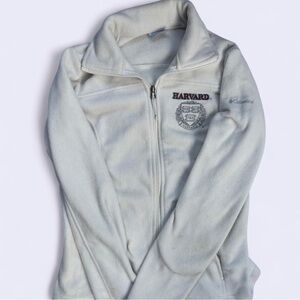 Harvard university Columbia Fleece Jacket with Harvard Logo